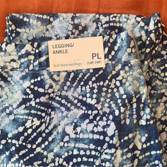 SOFT SURROUNDINGS PETITE HAVE TO HAVE LEGGINGS IN OCEANIC SIZE PL - Picture 5 of 7